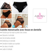 Charger l'image dans la galerie, Culotte menstruelle ou fuite urinaire par Ais-Kiv