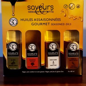 huiles assaisonnées - boite decouverte par Saveurs et Assaisonnements