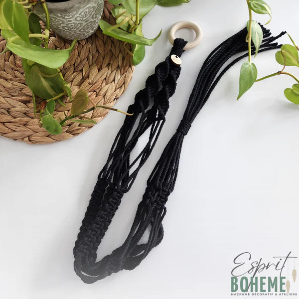 Jardinière simple en macramé de Esprit Bohème