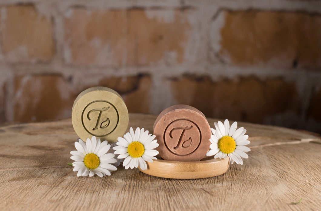 Bamboo soap or shampoo dish