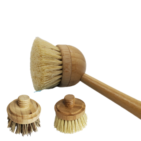 Ecological dish brush with sisal hair